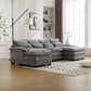 Oversized Chenille Fabric U-shaped Combination Sectional Sofa - Four-Seater