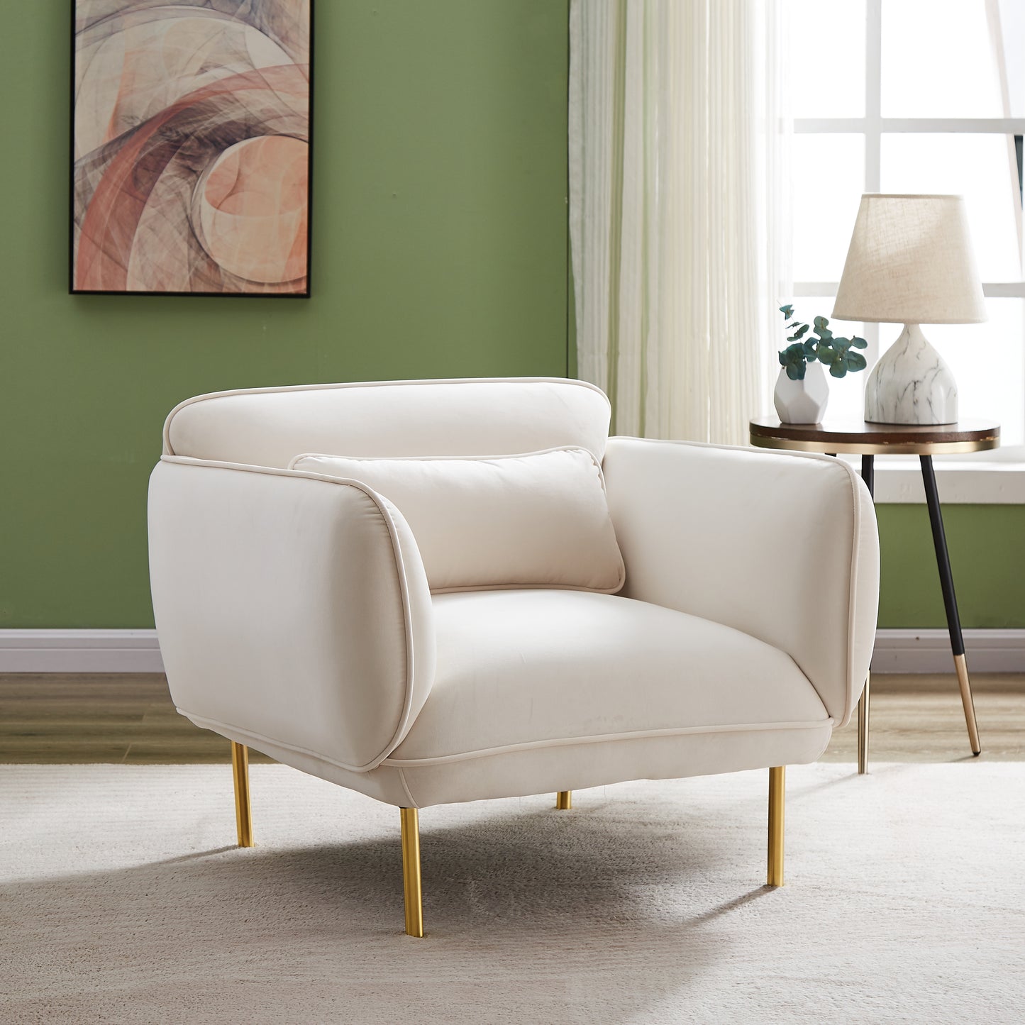 Oversized Upholstered Armchair