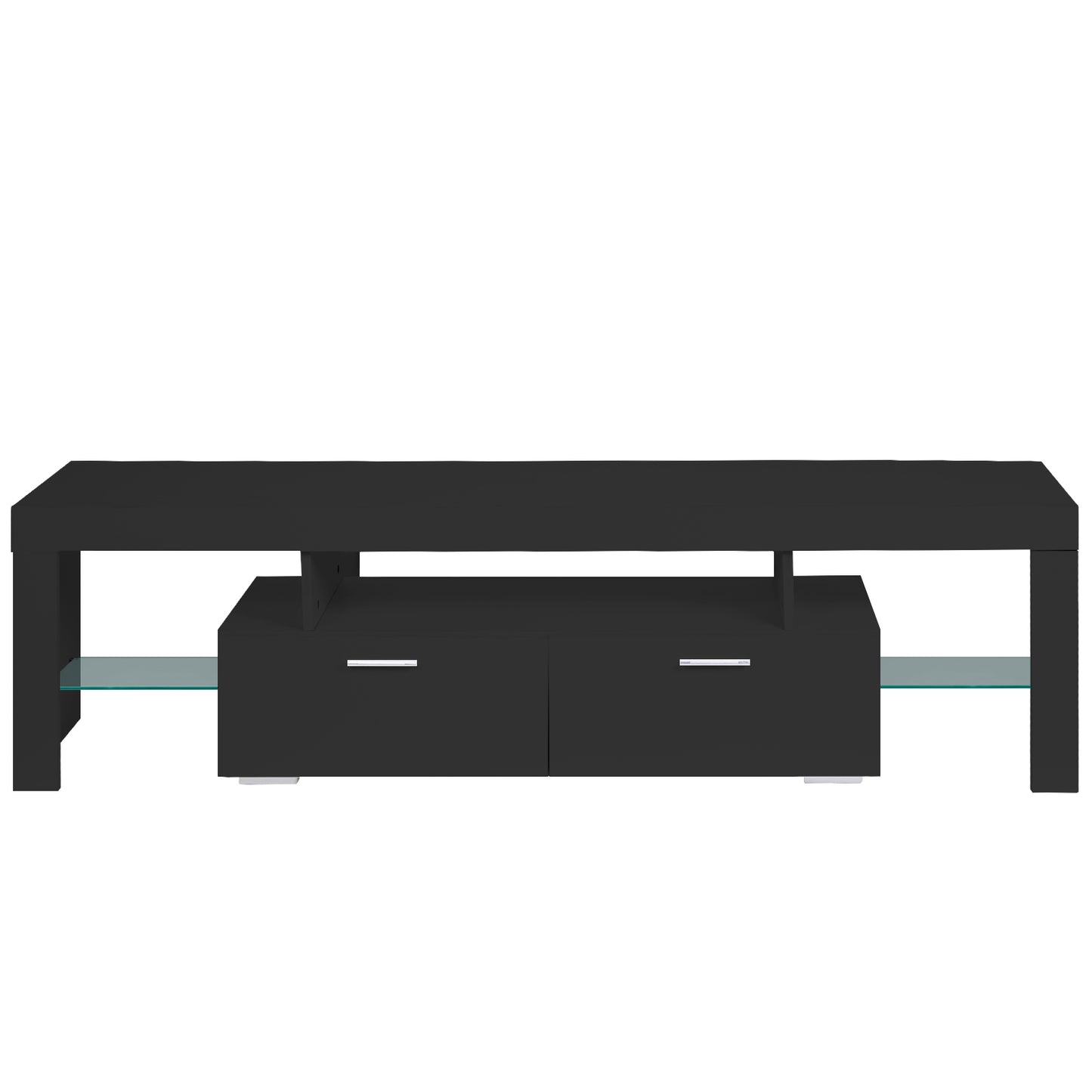 Modern LED TV stand with storage  & drawer For Up to 75" TV's