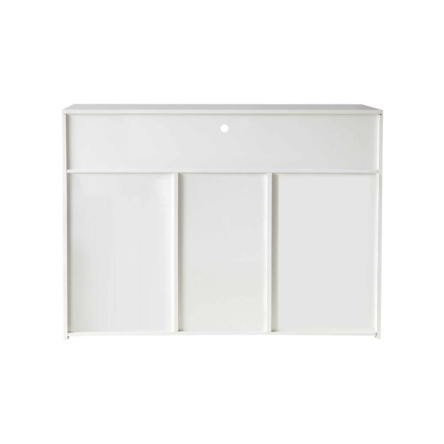 Sideboard Storage Cabinet with Muti- Colored LED Light & 3- Doors