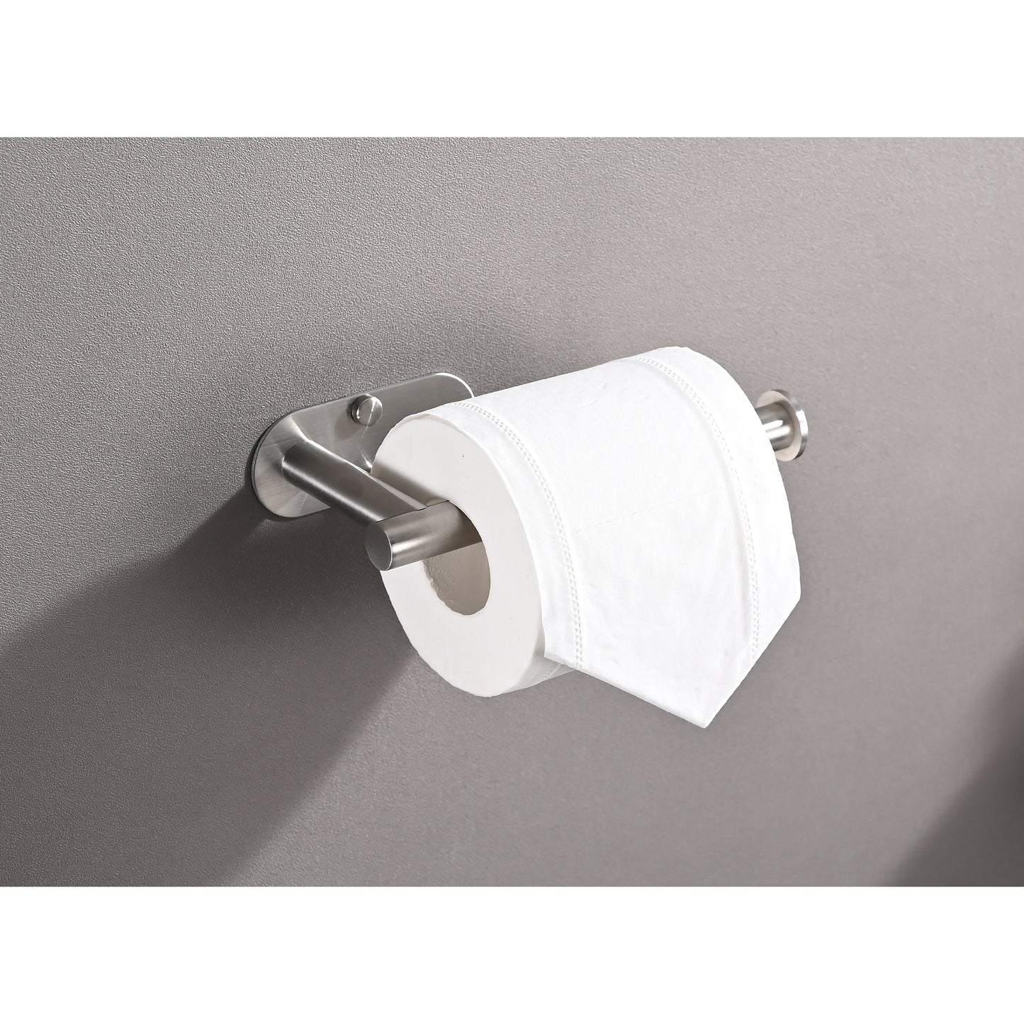 Paper Towel Holder - Self-Adhesive or Drilling, stainless steel wall-mounted paper towel holder for kitchen, bathroom