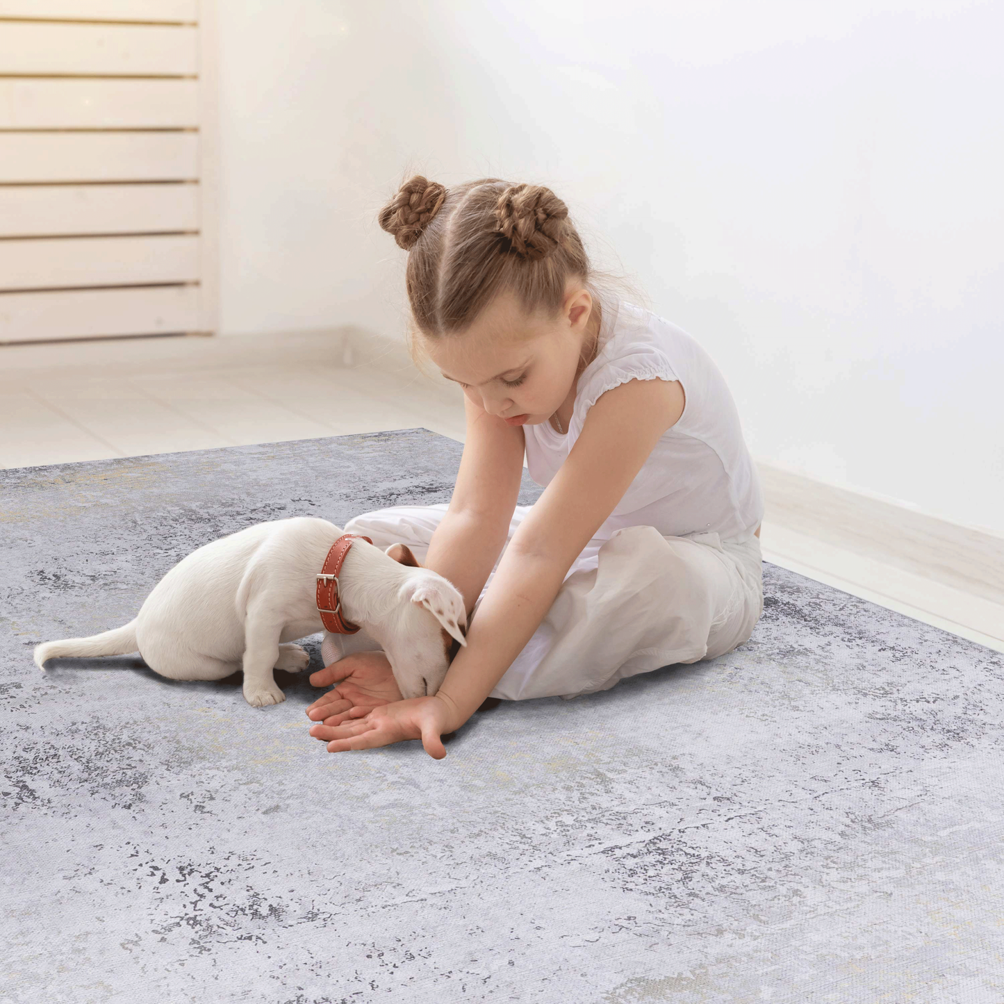 Washable Low-Pile Area Rug