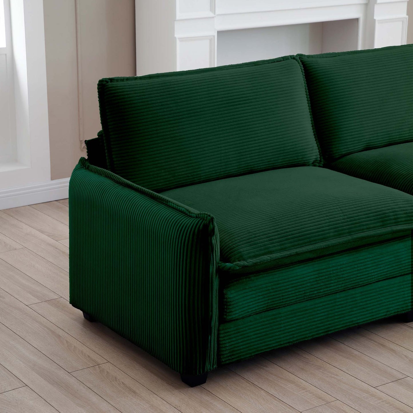 3-Seater Sofa with 2 Arm Pillows