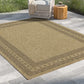 5 ft. 3 in. x 7 ft. 3 in. Jute/Black Indoor-Outdoor Area Rug