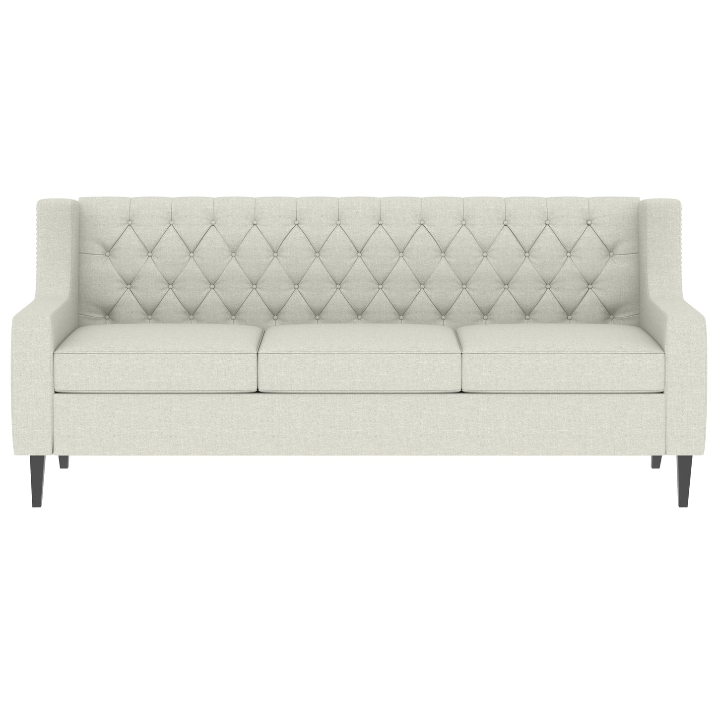 Button Tufted Backrest 3-Seater Sofa