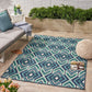 5'3" X 7'6"Outdoor Lounge Area Rug