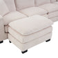 L Shaped 6-Seat Sofa Couch with Chaise Sectional