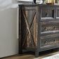 Farmhouse 7 Drawers Dresser - Rustic Wood Organizer