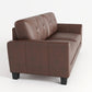 Genuine Leather Two-Over-Two Sofa