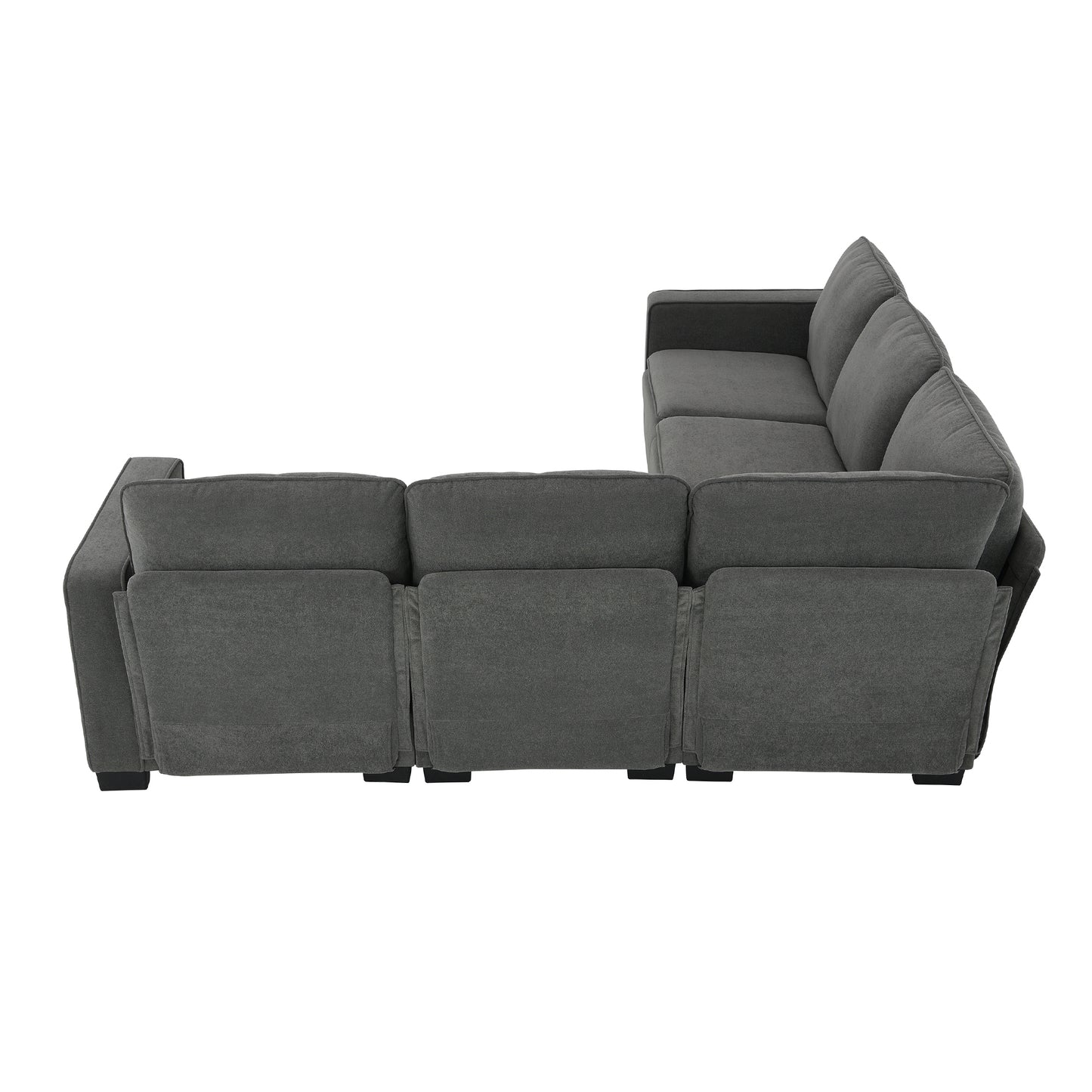 Oversized Velvet Modern Sectional Sofa