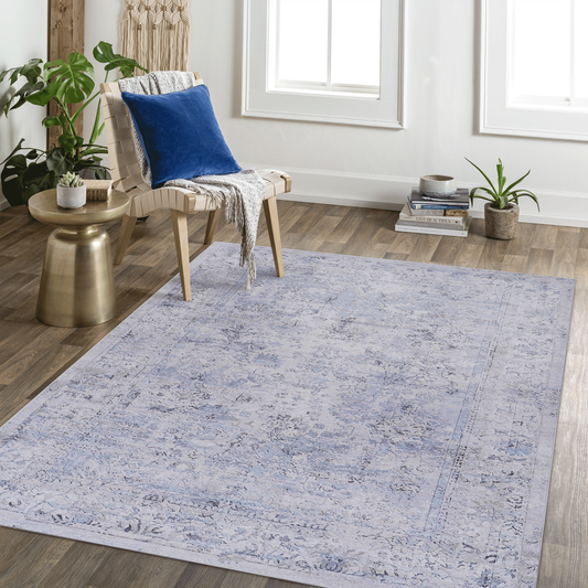 8x10 Washable Low-Pile Area Rug