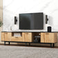 Modern TV Stand with 4 Cabinets & Open Shelves, for up to 80'' TV's