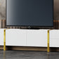 Modern Entertainment Center with Storage Cabinets & Drawers For up To 80'' TV's