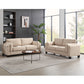 Oversized Modern 2-Piece Sofa Set Couch and Loveseat