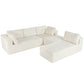 Large Modular U Shape Sectional Sofa - 3 Piece Combination