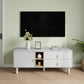 TV Stand with Cabinet, 2 Drawers, and Storage Door For up to 50" TV's