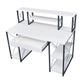 ACME Amiel Desk, White & Black 92879