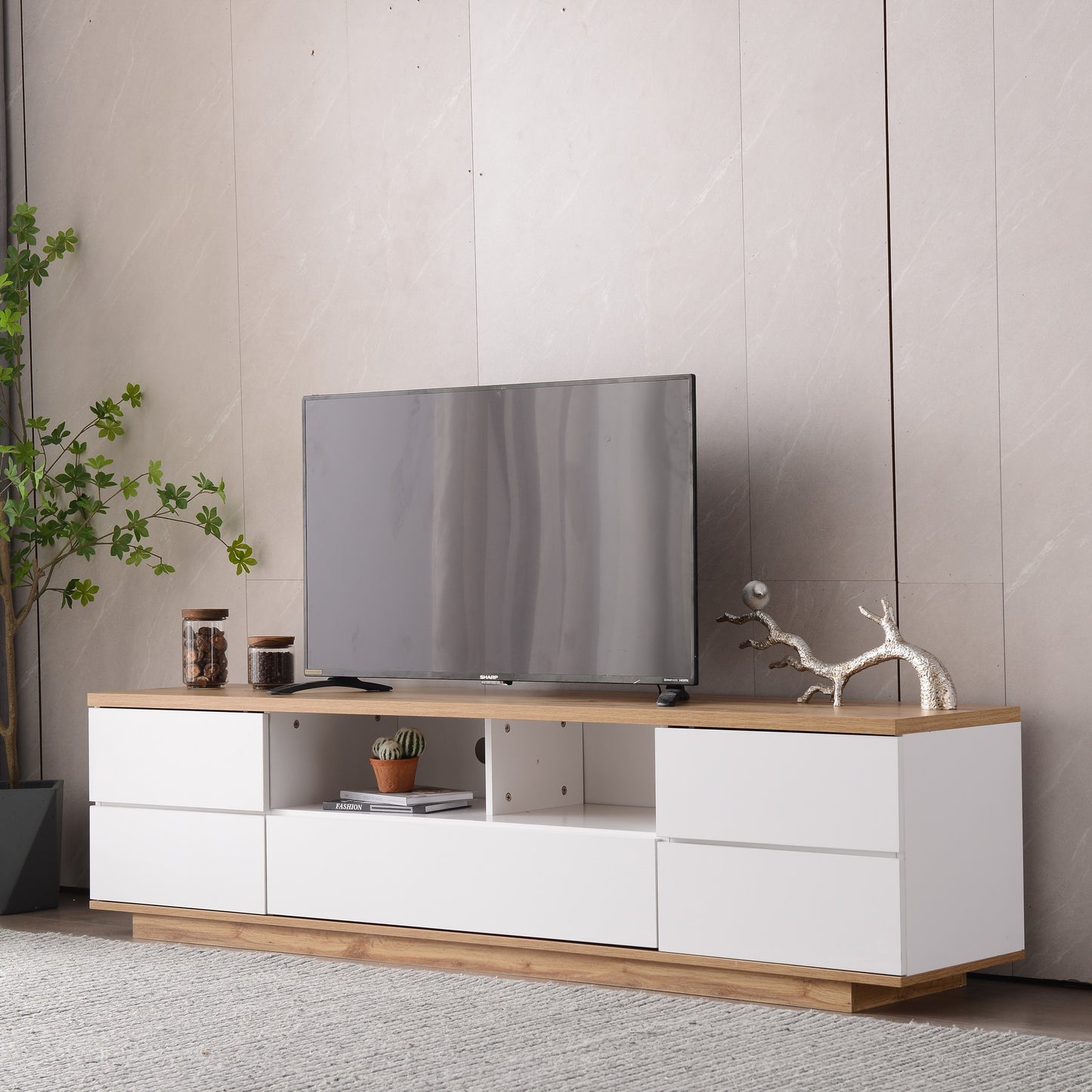 Modern Multi-Functional TV stand For up to 80'' TV's