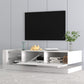 TV Console with Storage Cabinets, Full RGB Color 31 Modes Changing Lights Remote RGB LED TV Stand, Modern Entertainment Center (White for 75 inches TV)