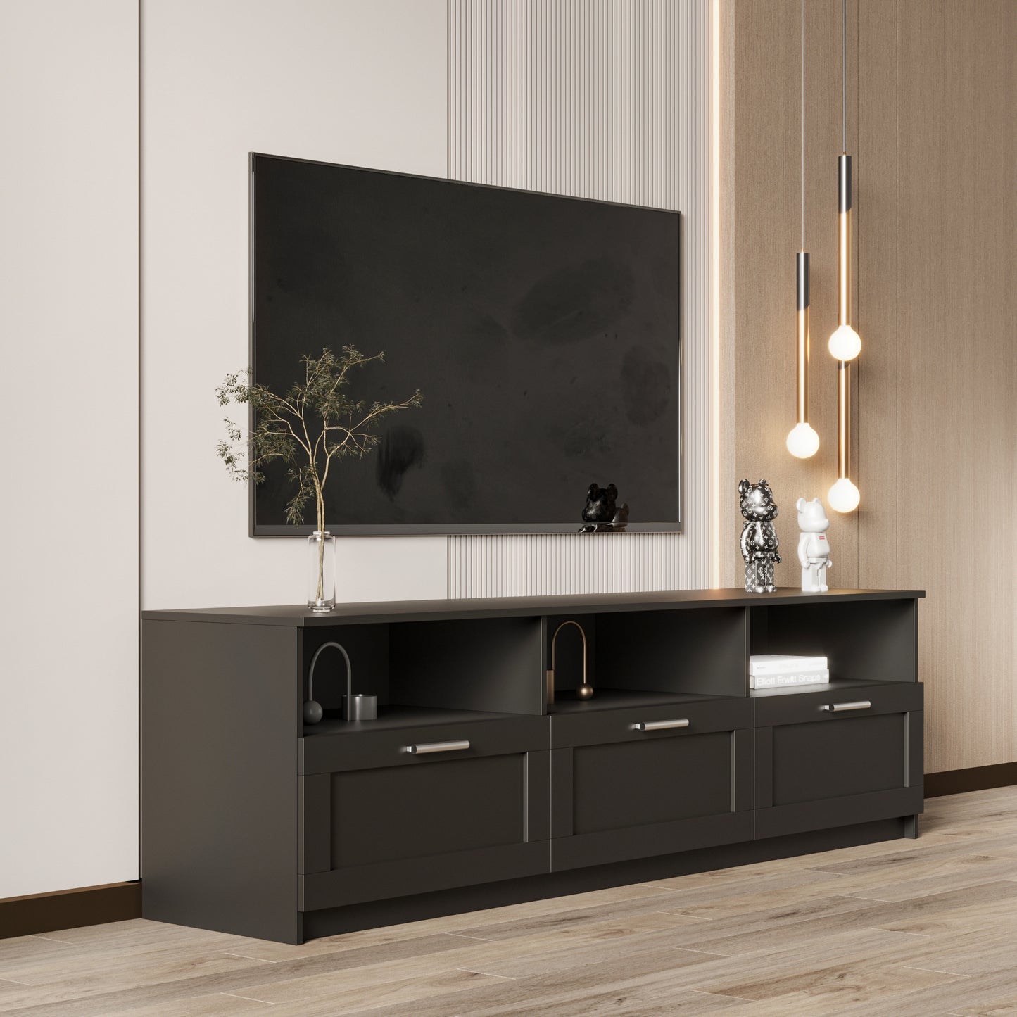 Modern minimalist TV Stand & Cabinet For up to 75" TV's