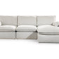 GIMMA 3-PIECE MODULAR SOFA WITH CHAISE