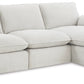 GIMMA 3-PIECE MODULAR SOFA WITH CHAISE