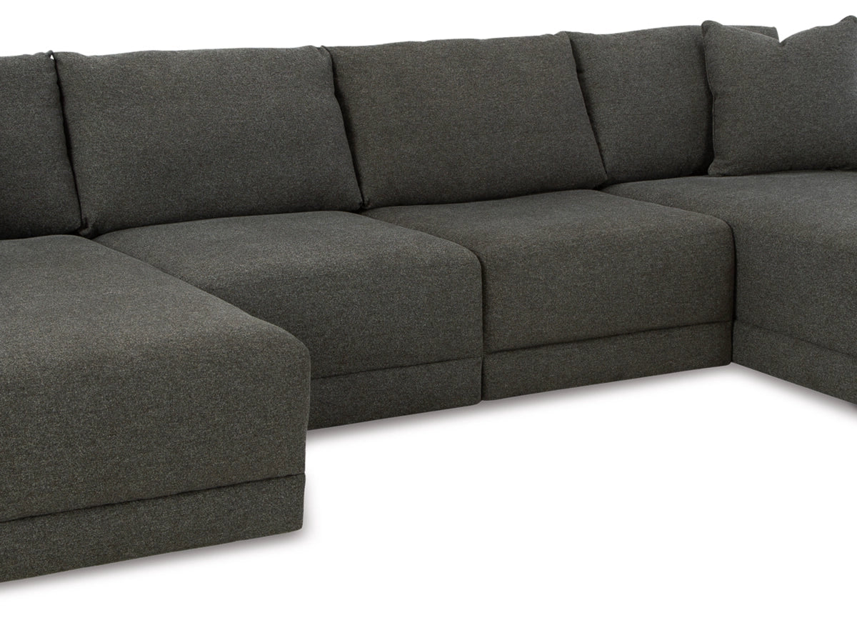 EVEY 4-PIECE MODULAR SECTIONAL WITH CHAISE