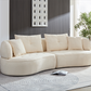 Curved Modular Sofa - 4-seat