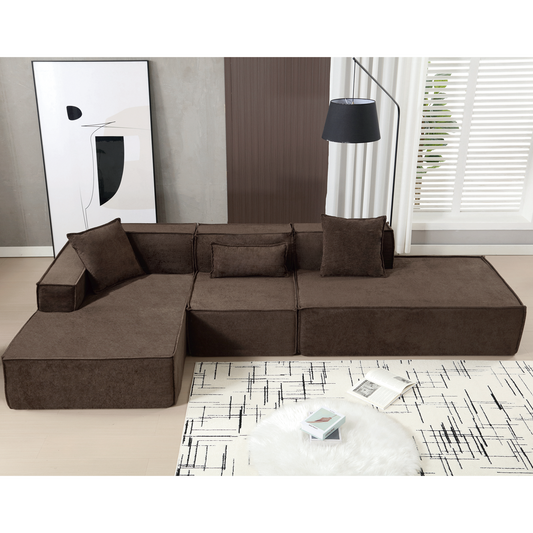 Modular Combination Sectional Sofa Set