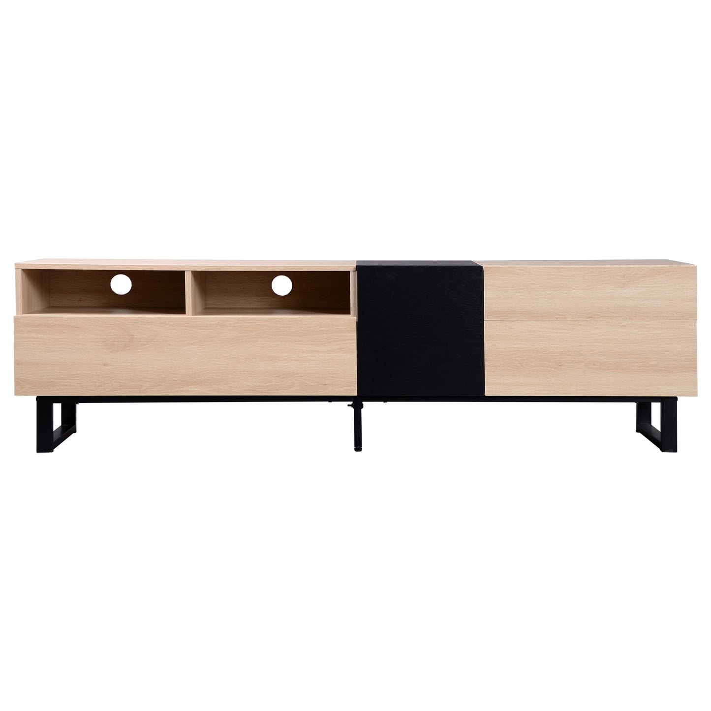 Modern TV Stand with Double Storage Space for up to 80'' TV's