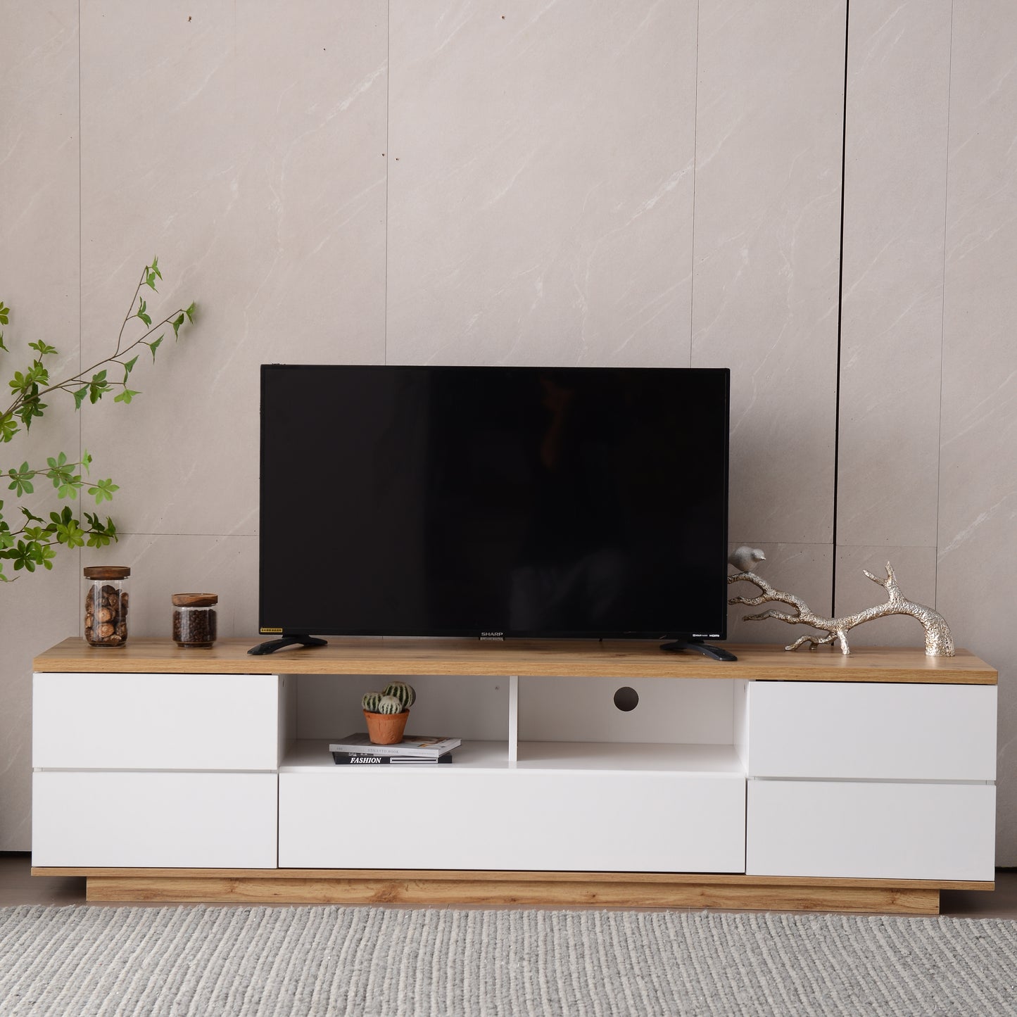 Modern Multi-Functional TV stand For up to 80'' TV's