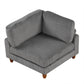 Modular Sectional Sofa with Ottoman - 6-Seater