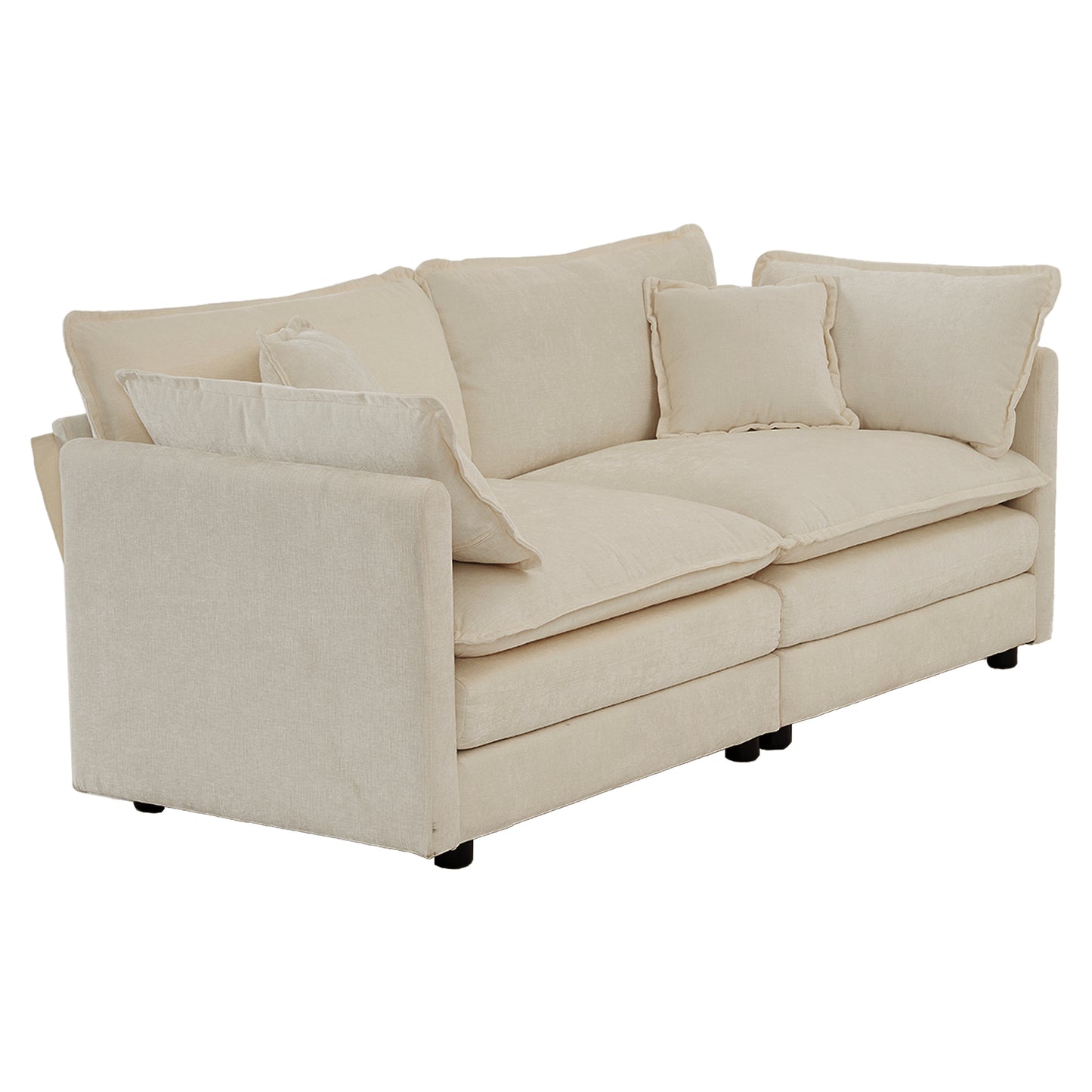 4-Piece Upholstered Sectional Sofa