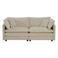 Large Modern Deep Seat Loveseat Sofa