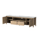 Modern Entertainment Center with LED Lights & Storage,  for Up to 75" TV's