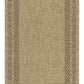 2 ft. 7 in. x 7 ft. 3 in. Jute/Black Indoor-Outdoor Area Rug