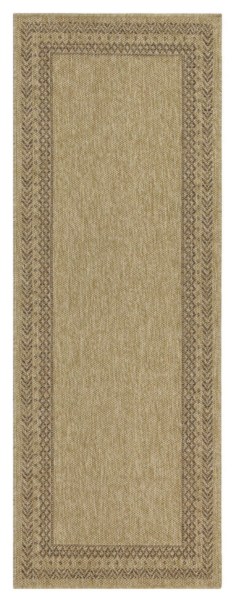 5 ft. 3 in. x 7 ft. 3 in. Jute/Black Indoor-Outdoor Area Rug