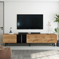 Modern TV Stand with 3 Doors For up To 80'' TV's