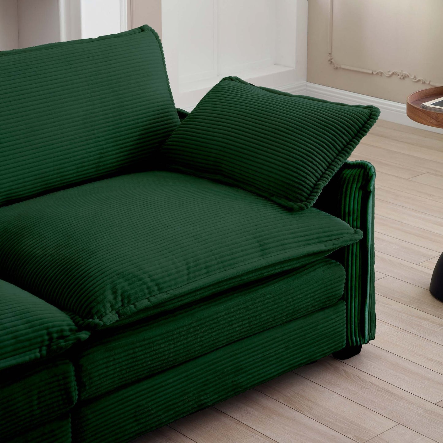 3-Seater Sofa with 2 Arm Pillows