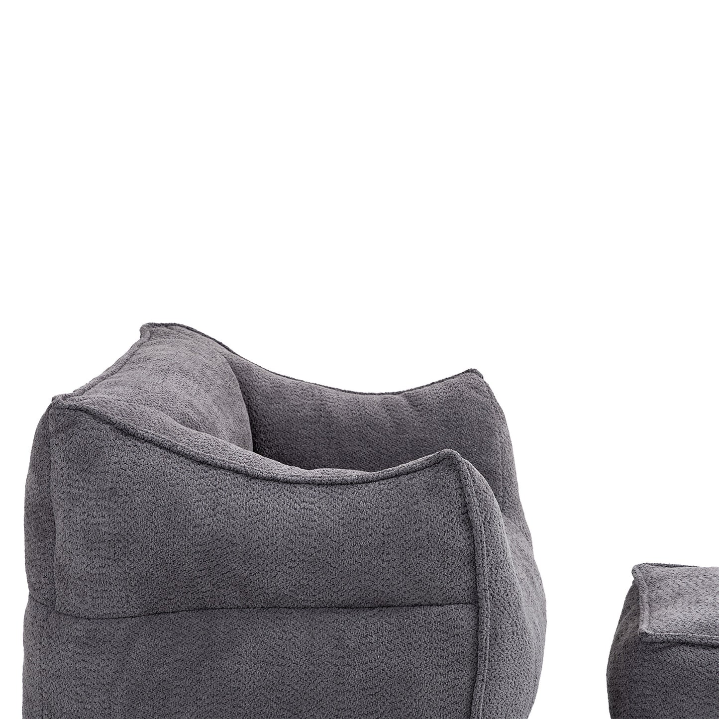 Bean Bag Kids Chair with Footstool