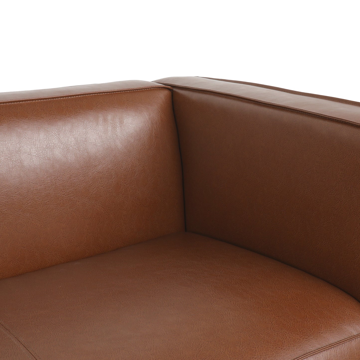 Faux Leather 3 Seater Sofa