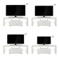 Large Entertainment TV Stand with LED Light TV Cabinet