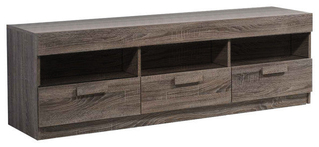 Modern TV Stand in Rustic Oak For up To 60" TV's