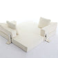 Modern Minimalist Fold-Out Sofa Bed with Removable Backrest