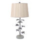 8 X 12 X 28 Gray Rustic Flowering Tree - Table Lamp