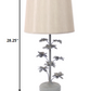 8 X 12 X 28 Gray Rustic Flowering Tree - Table Lamp