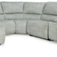 MCCLELLAND 6-PIECE MANUAL RECLINING SECTIONAL WITH CHAISE