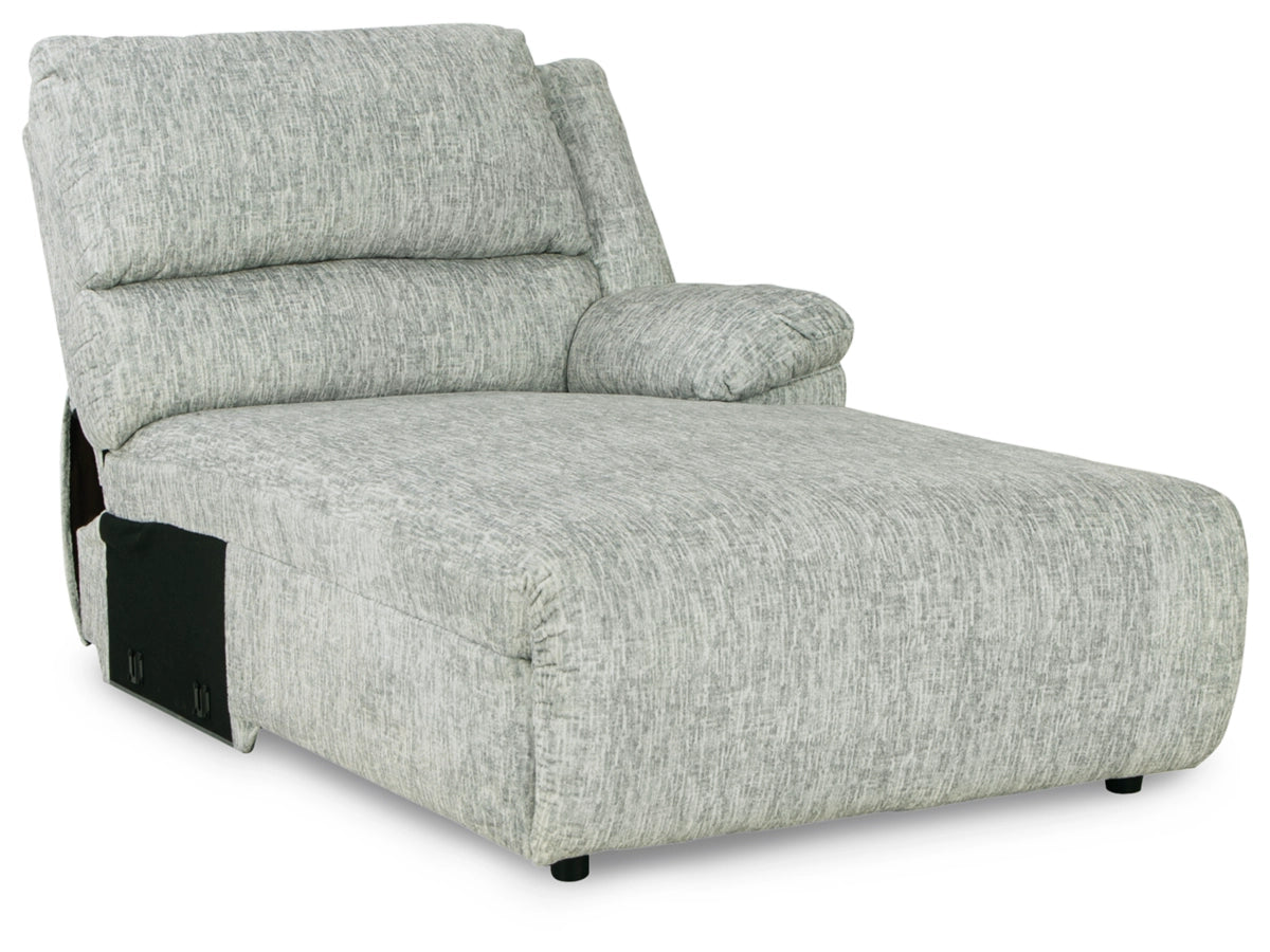 MCCLELLAND 7-PIECE MANUAL RECLINING SECTIONAL WITH CHAISE