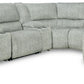 MCCLELLAND 7-PIECE MANUAL RECLINING SECTIONAL WITH CHAISE