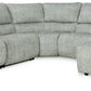 MCCLELLAND 5-PIECE MANUAL RECLINING SECTIONAL WITH CHAISE